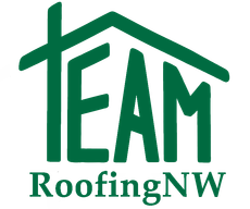 Team Roofing NW logo showcasing roofing expertise and quality service