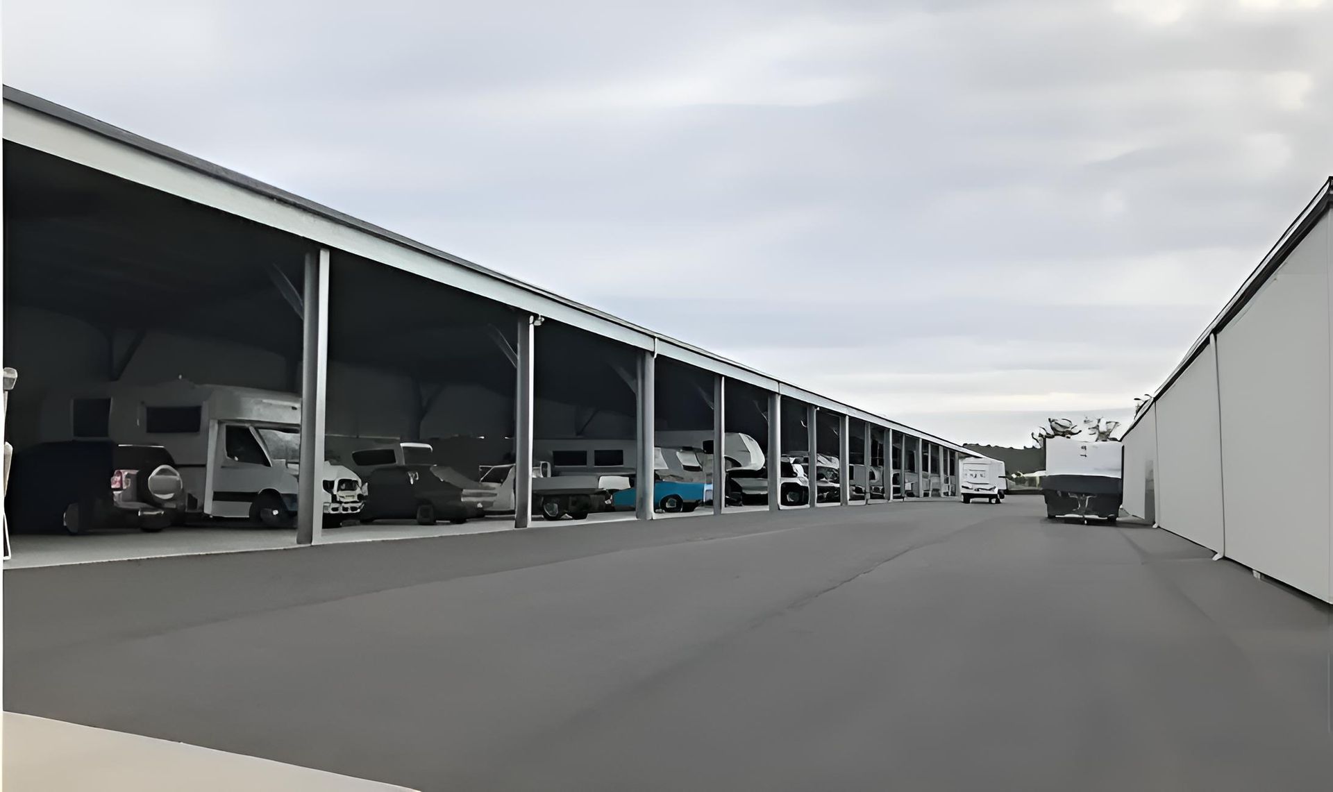 Row of Vehicles Are Parked — BCV Storage Centre in Wauchope, NSW