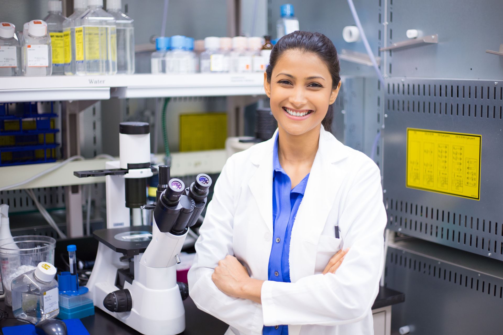 biomedical engineer smiling