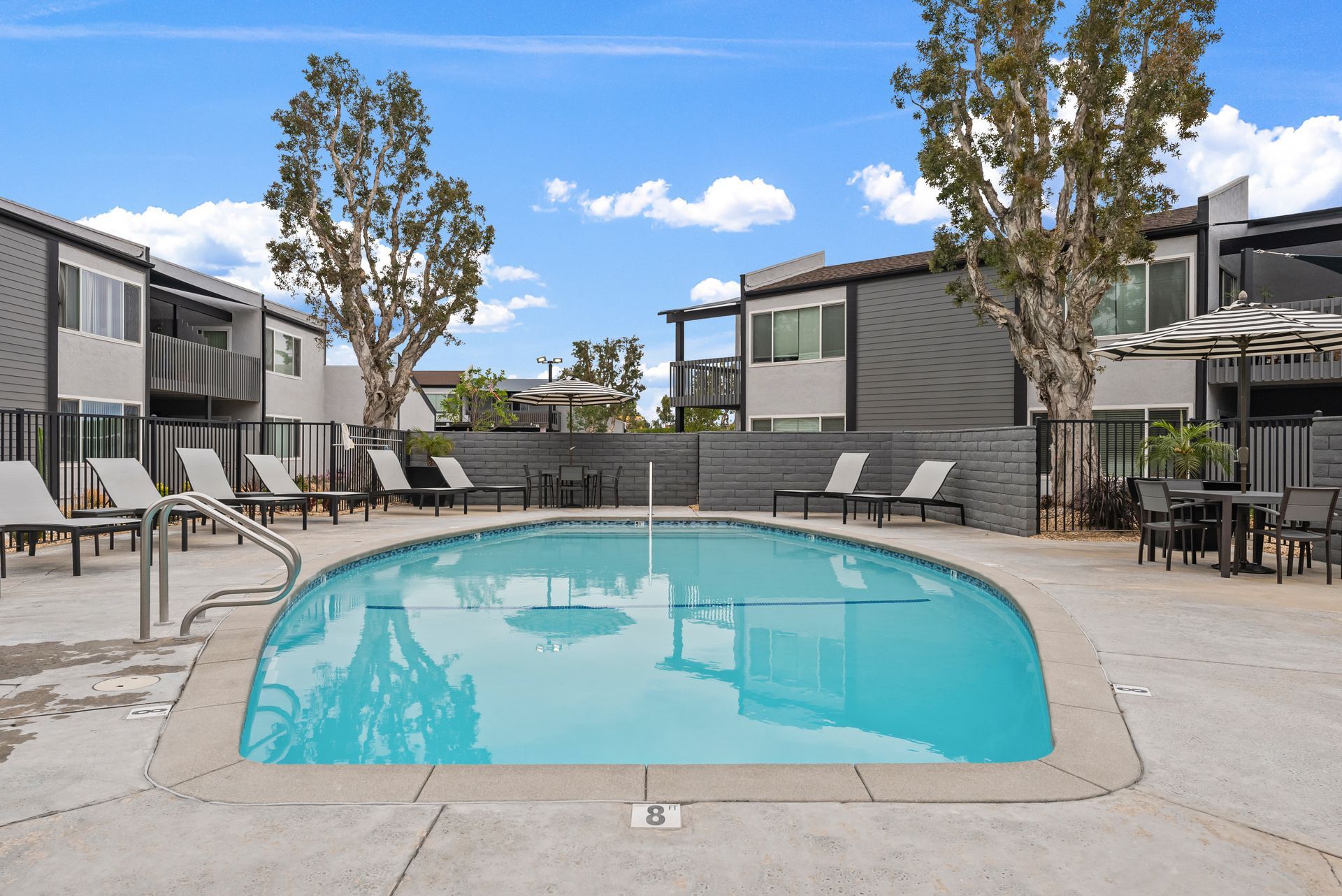 Exterior photo of The Edward Apartments - Pool