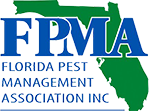 The logo for the florida pest management association inc.