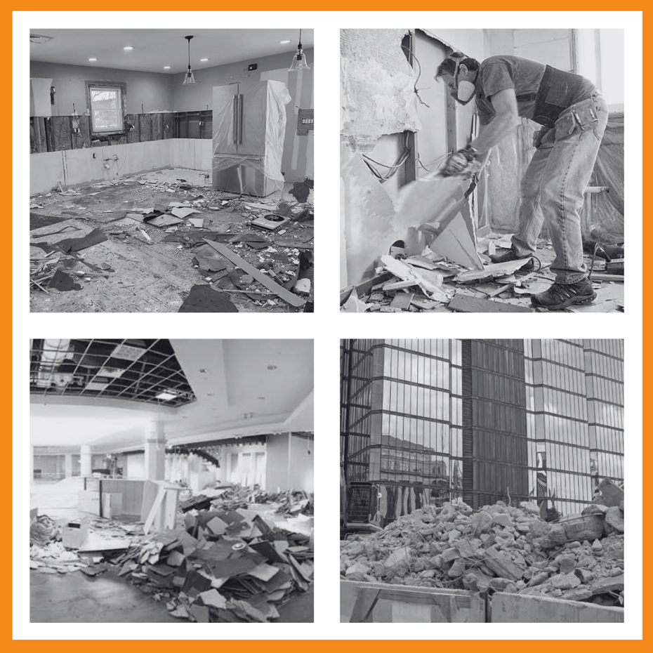 An image of site demolition 