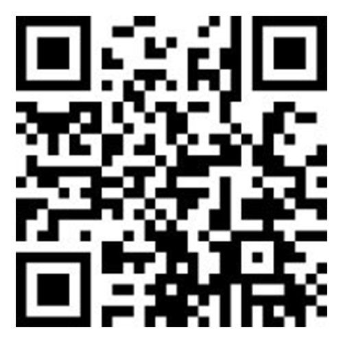 A black and white qr code on a white background.