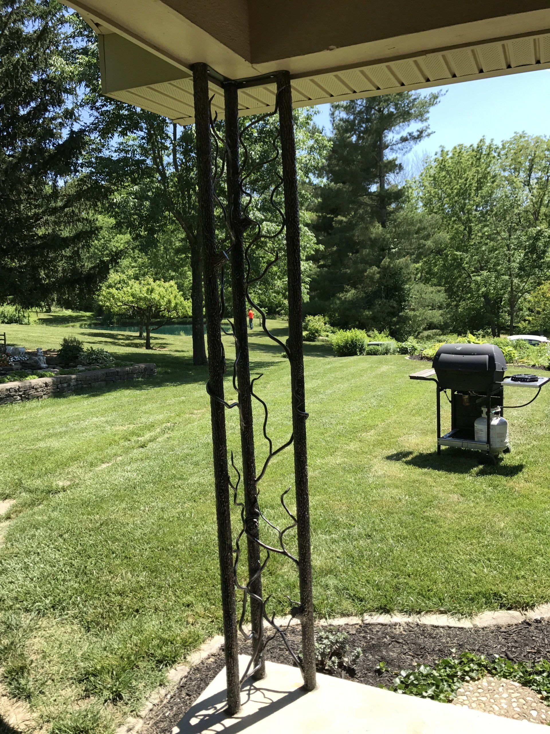 metalwork pergola