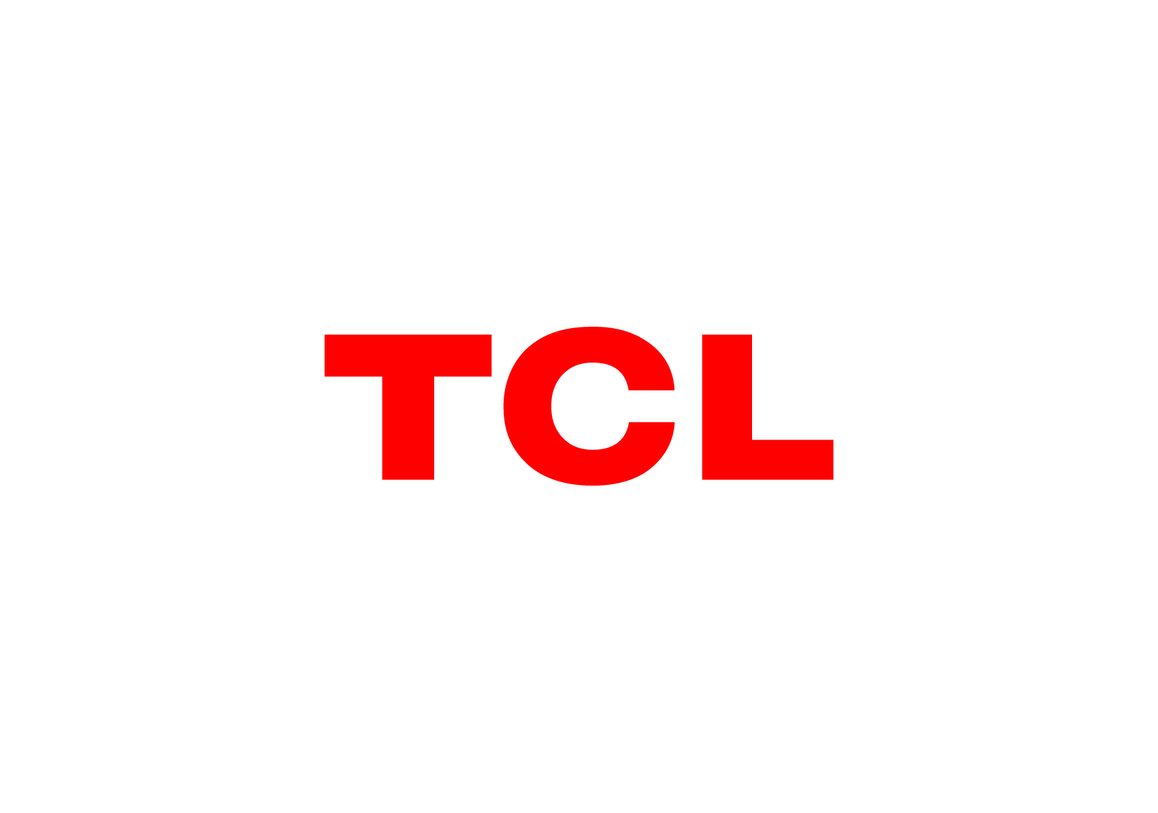 Red TCL logo on a white background