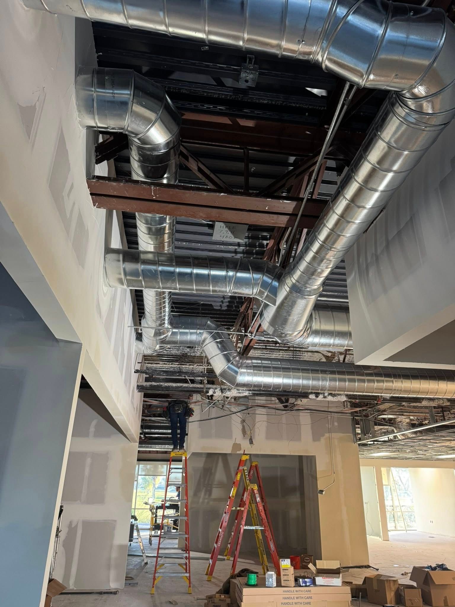 exposed ductwork repaired and sealed Phoenix AZ