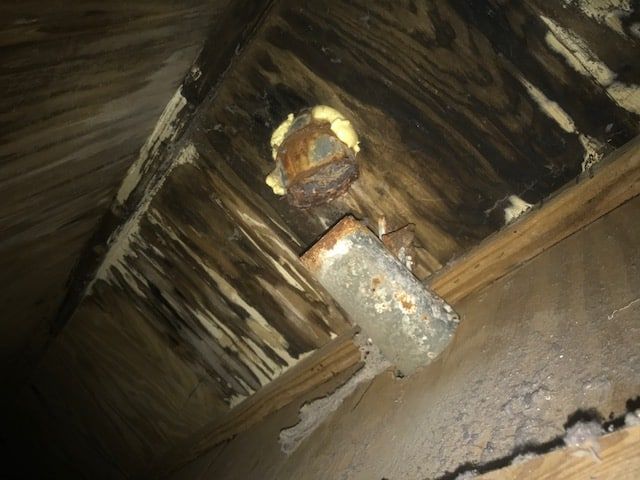 Broken Rusty Duct - Bluffton, SC - Ugly Duct Cleaning