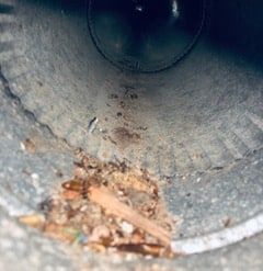 Dirty Air Duct Brown - Bluffton, SC - Ugly Duct Cleaning