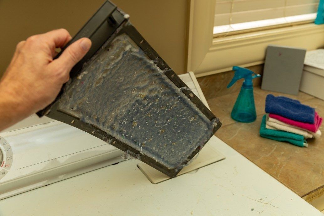 Dirty Dryer Cover - Bluffton, SC - Ugly Duct Cleaning