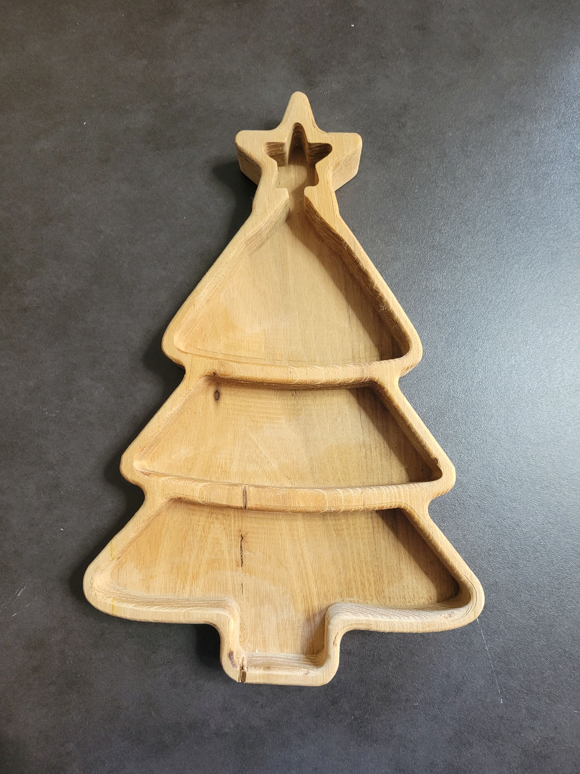 serveerplank borrelplank kerstboom