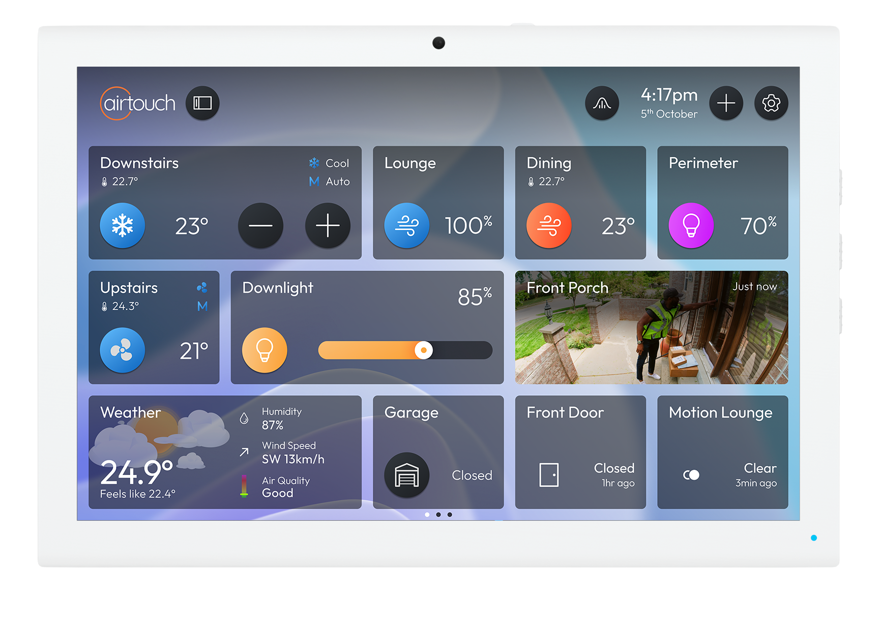 AirTouch Home app screen