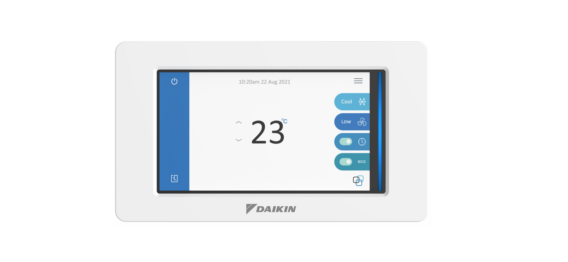 Daikin heat pump wall controller