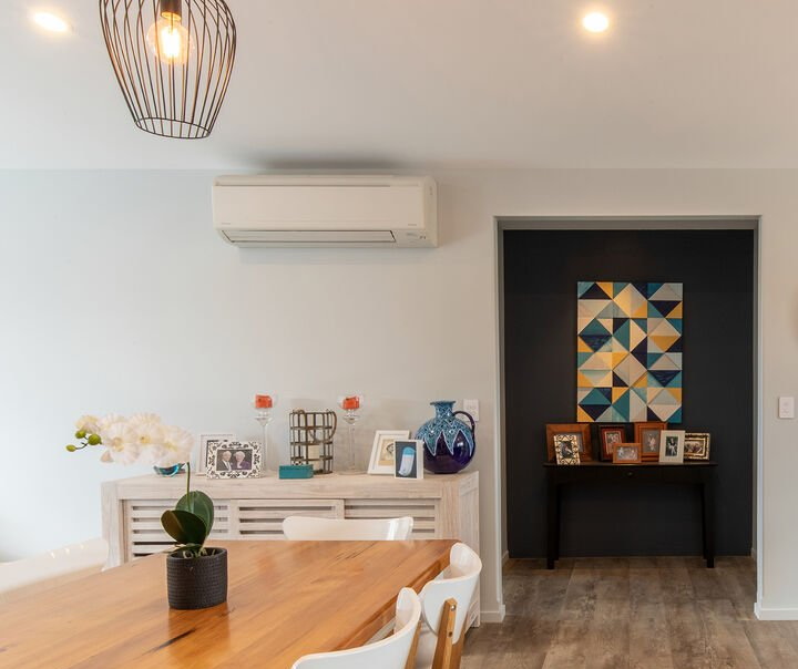 Build by Design New Home Installed High Wall Heat Pump