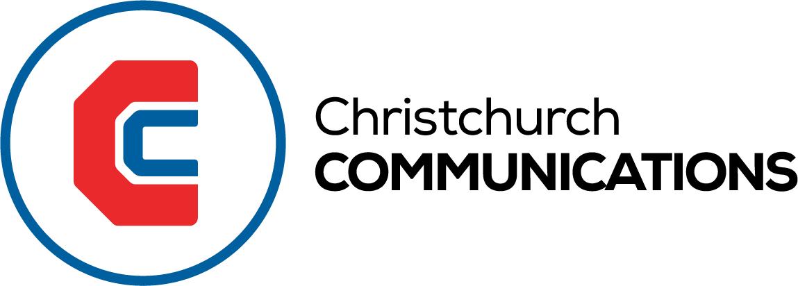 Christchurch Communications logo.