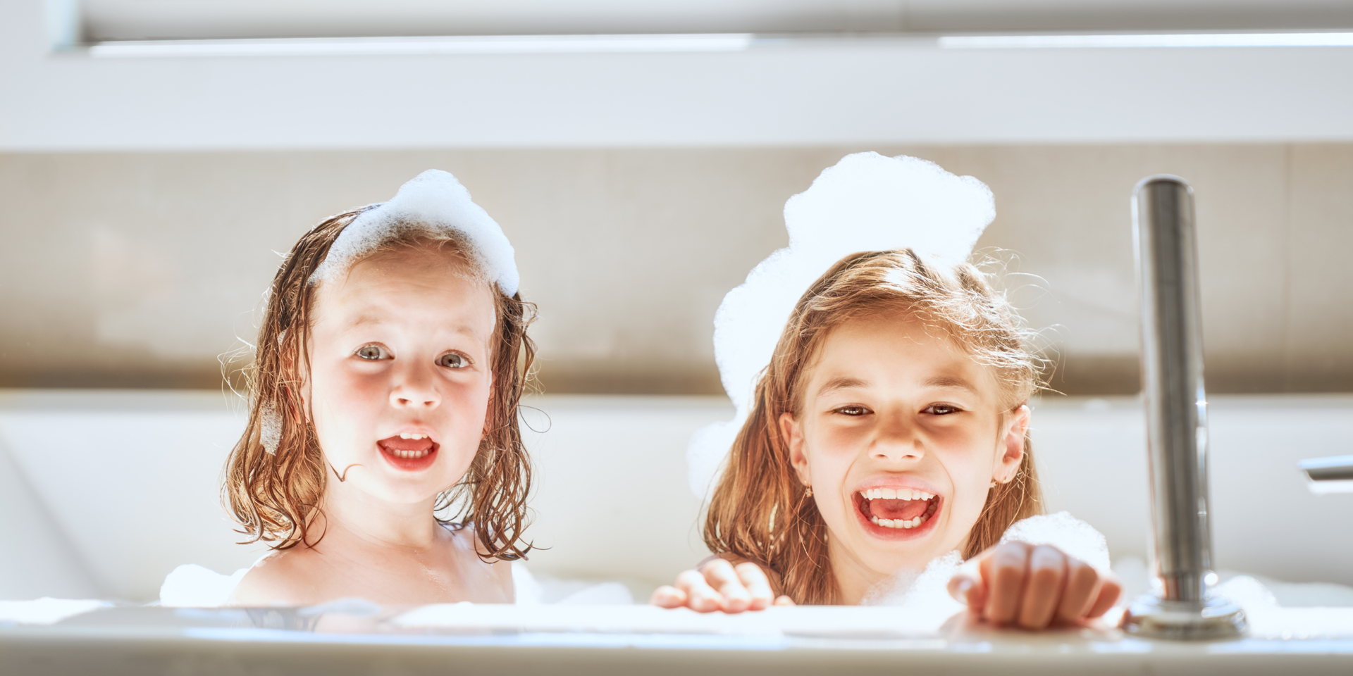 Children in bath