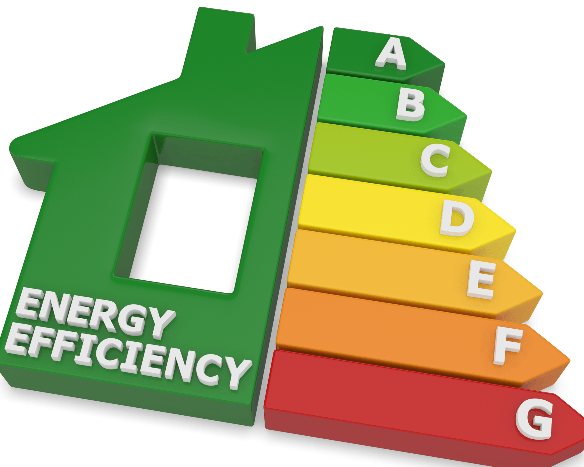 Energy efficiency graphic.