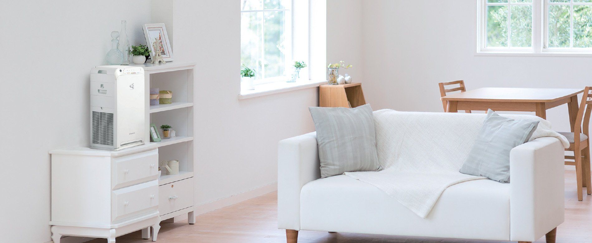Daikin Air Purifier in Living Room