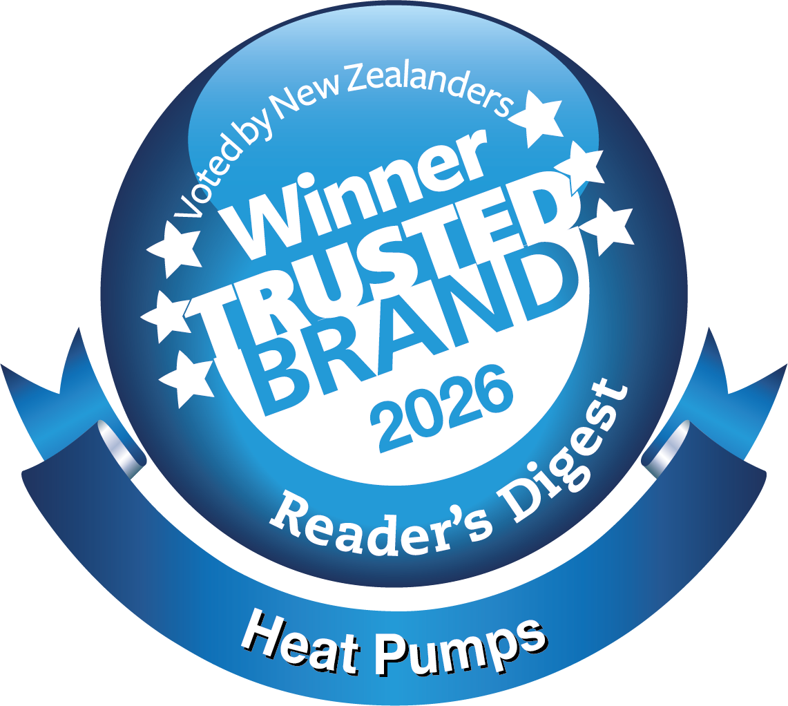 Winner Trusted Brand 2026 Reader's Digest for Heat Pumps.