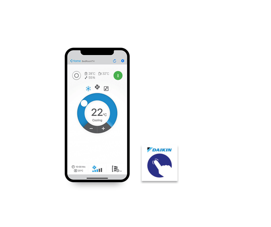 Daikin WiFi control on app