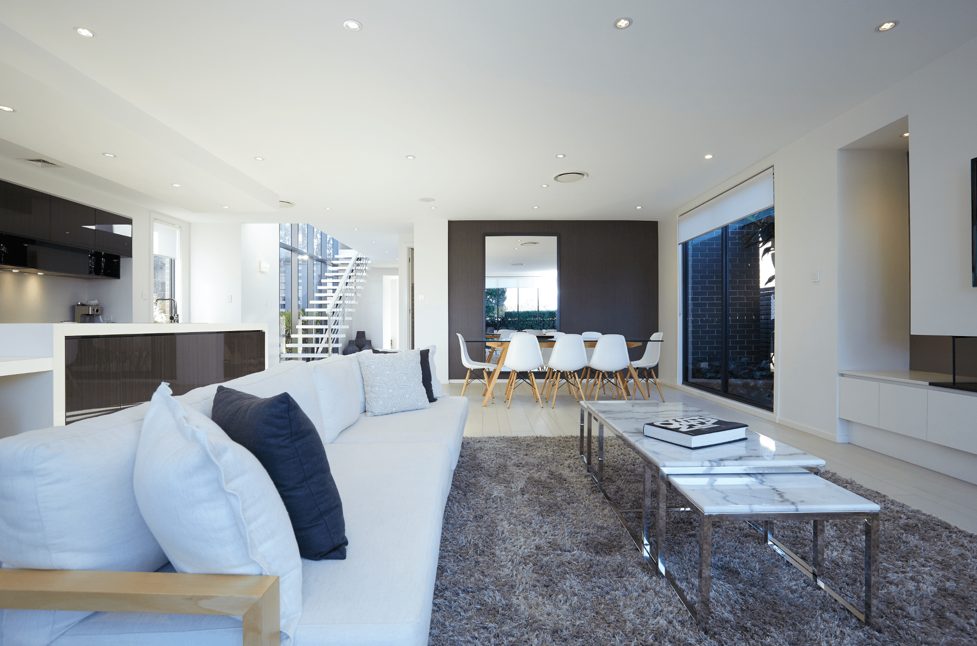 Daikin ducted heat pump living room