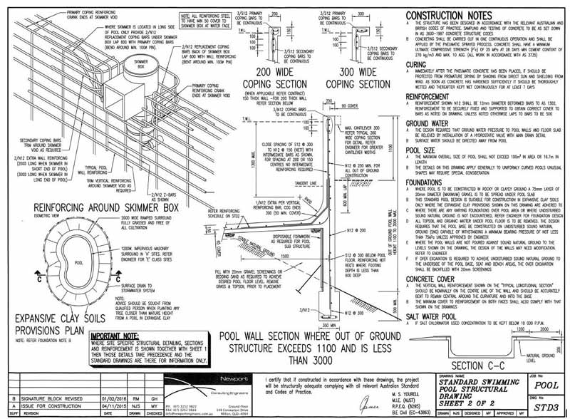 Pool Plan — Brisbane, QLD — Norfolk Pools Pool Plan — Brisbane, QLD — Norfolk Pools