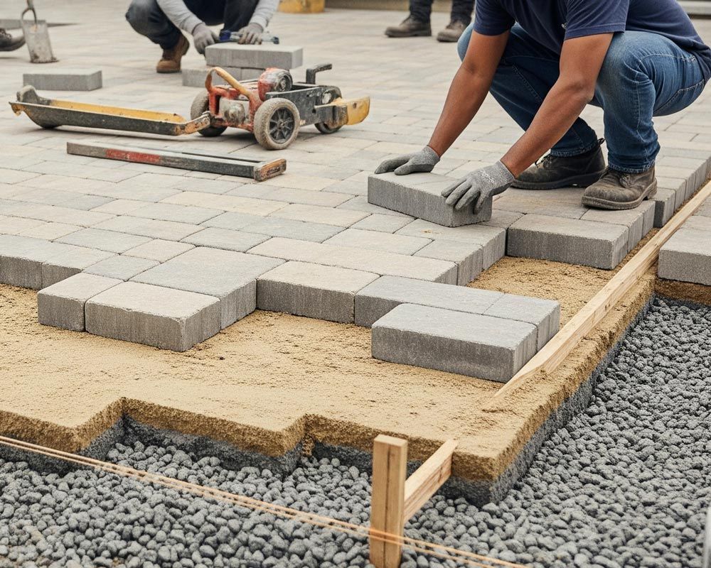 Proper laying of Pavers for Patio to stay level and beautiful in Meridian, ID