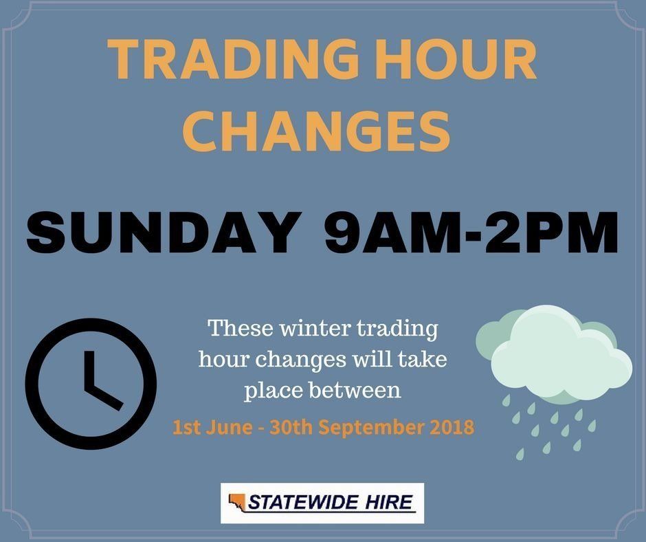 Sunday Trading Hours