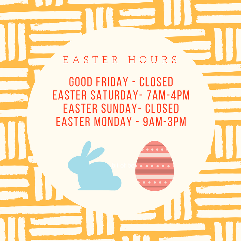 Easter Trading Hours