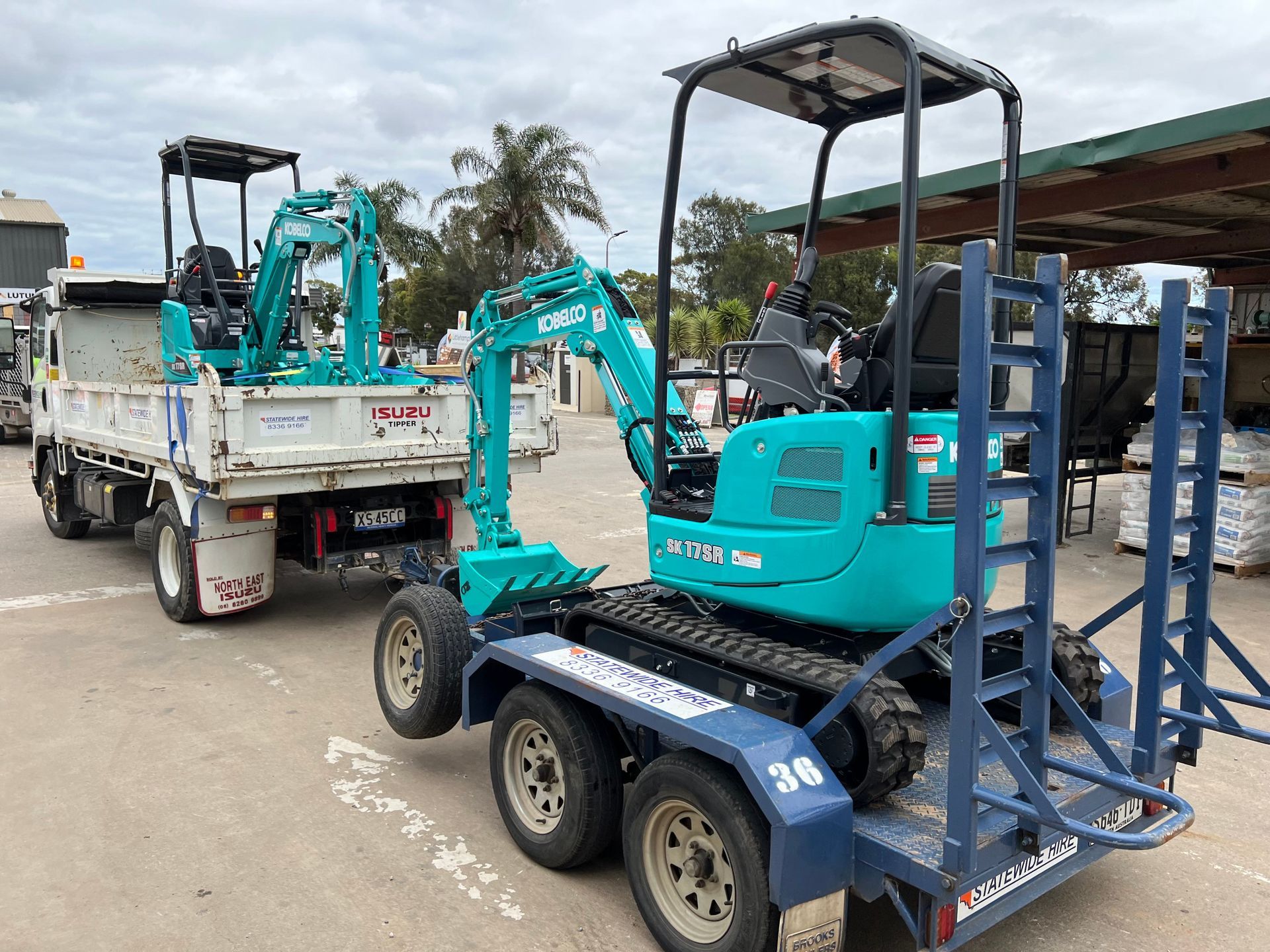 Loader equipment hire in Adelaide for outdoor renovations