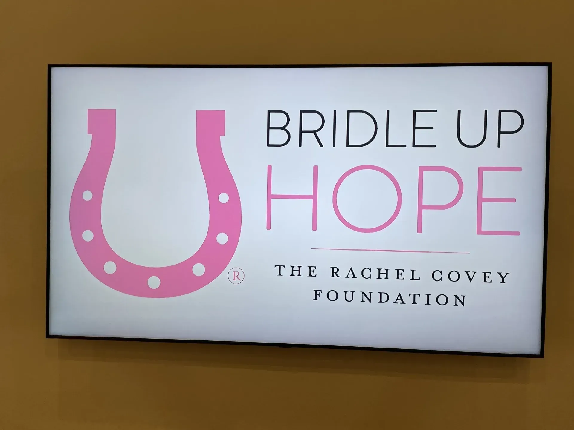 a sign that says bridle up hope on it