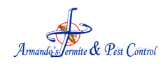 The logo for Armando's Termite & Pest Control in Los Angeles, CA