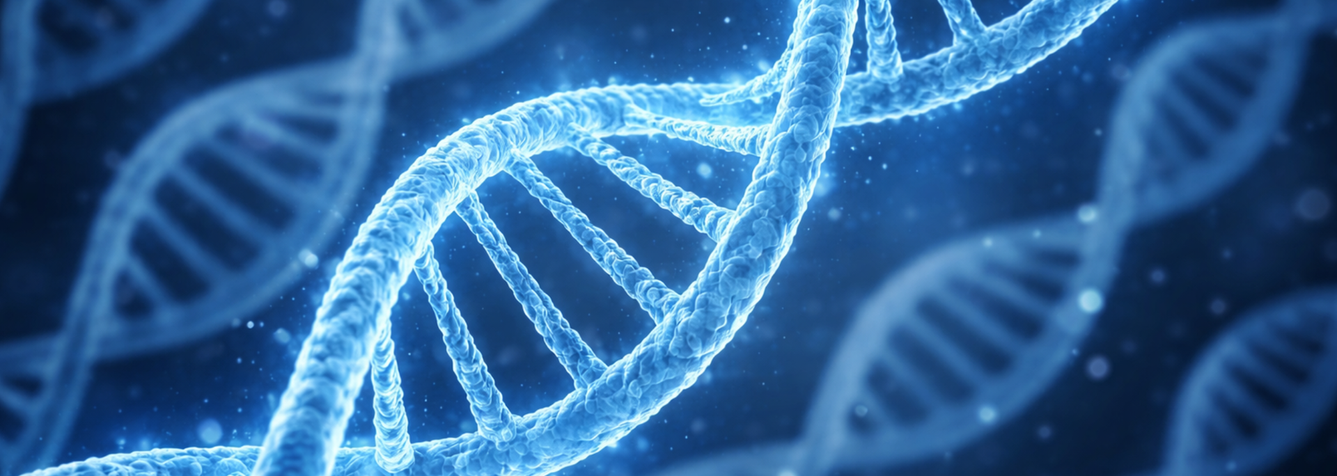 Picture of a DNA strand. 