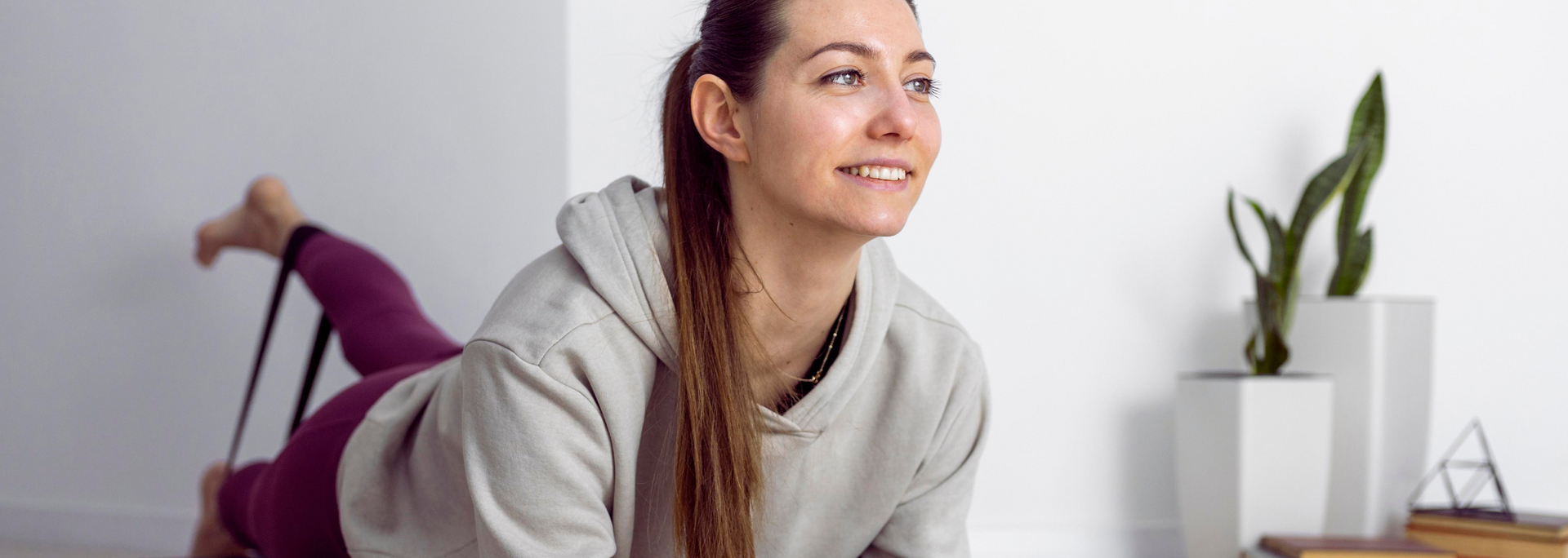 Picture of a person doing gentle exercise. Picture of a person doing gentle exercise.