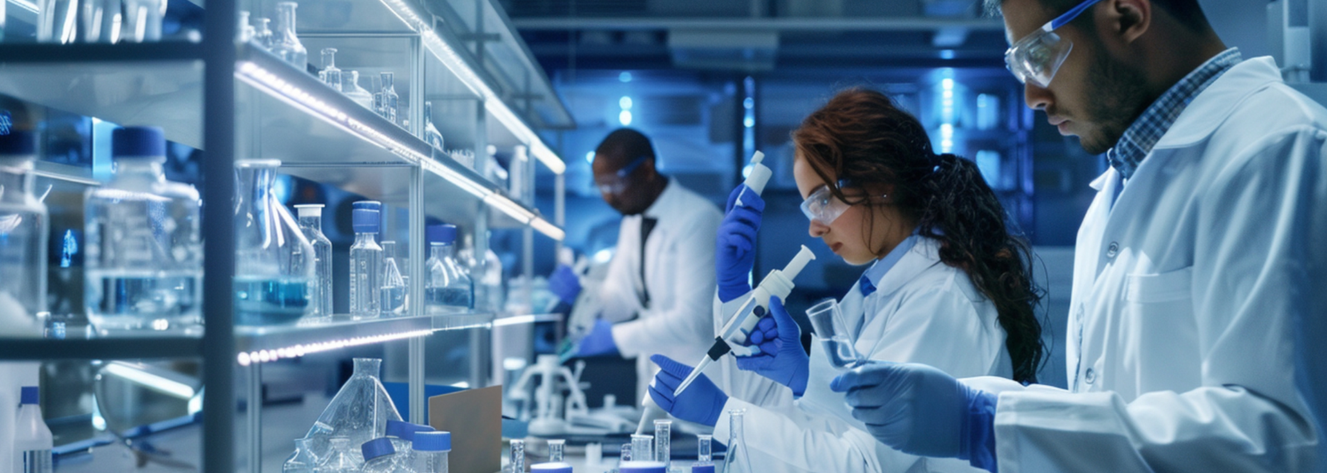 Picture of medical study in a lab. Picture of medical study in a lab.