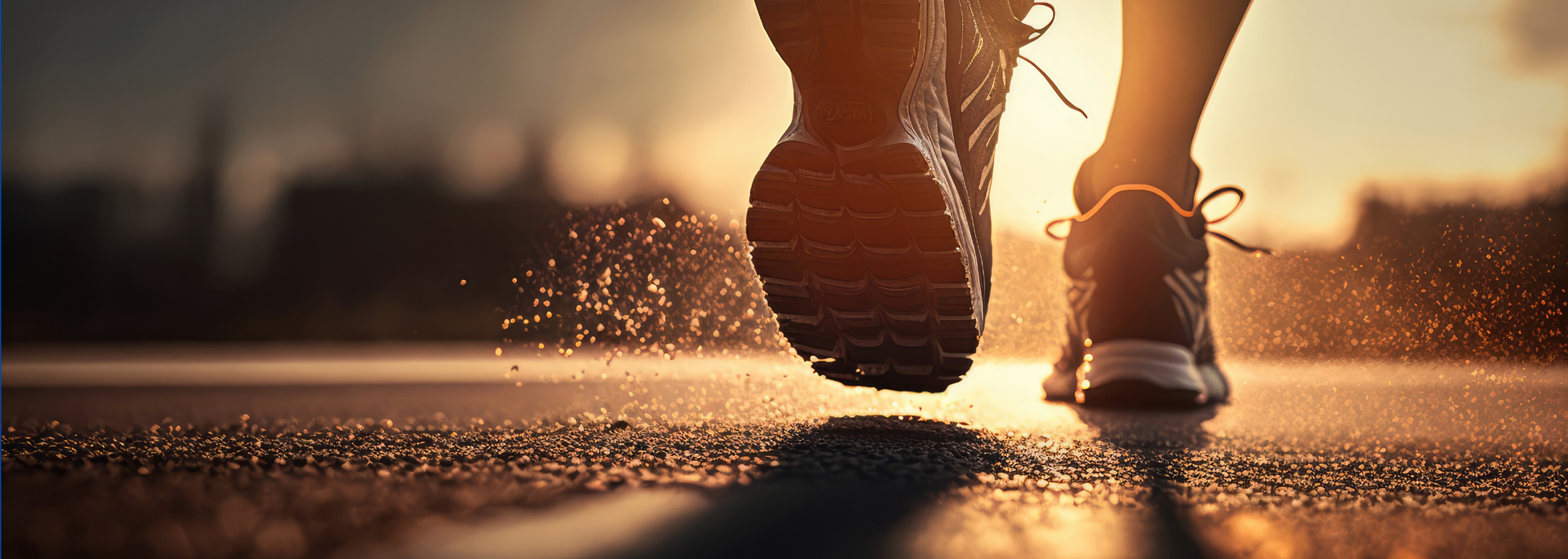 Picture of a person running. Picture of a person running.