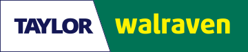 Un logo vert et blanc pour taylor walraven