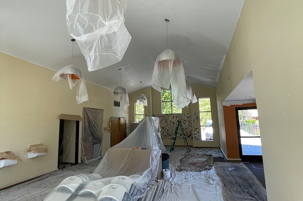 Commercial Interior Before Painting — Olympia, WA — Painting Plus LLC