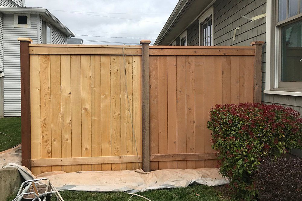 Wood Fence — Olympia, WA — Painting Plus LLC