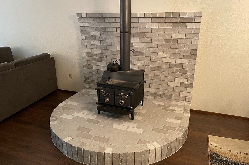 Fireplace After — Olympia, WA — Painting Plus LLC