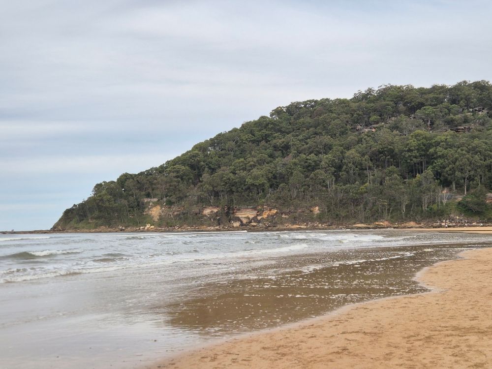 Sandy Beach With Waves — Enviro Clean Carpet and Tile Cleaning in Umina Beach, NSW