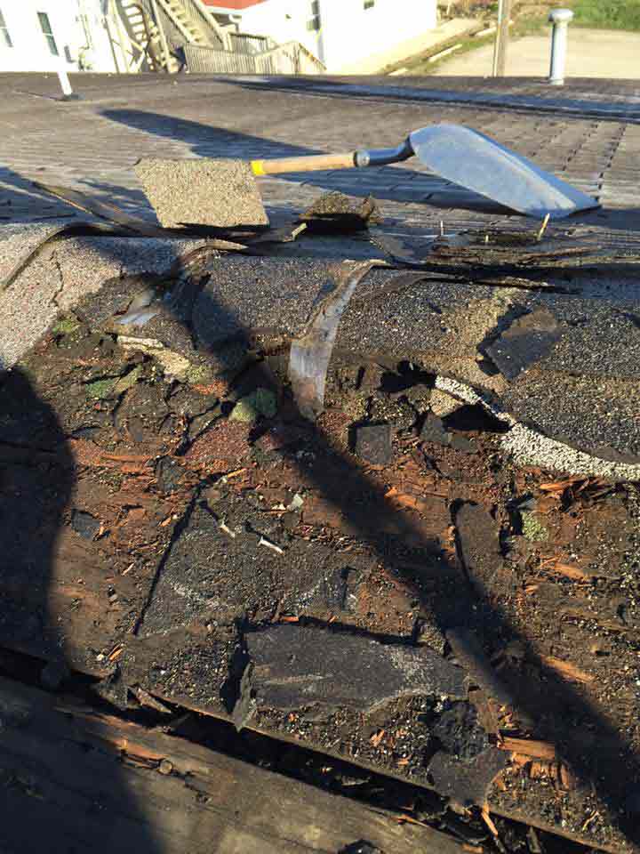 Damaged Roof — Morris, IL — Shenberg Construction