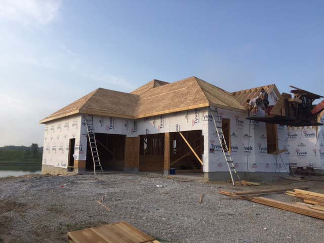 Residential House Under Construction — Morris, IL — Shenberg Construction