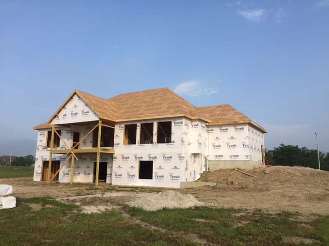 Two Storey House Under Construction — Morris, IL — Shenberg Construction