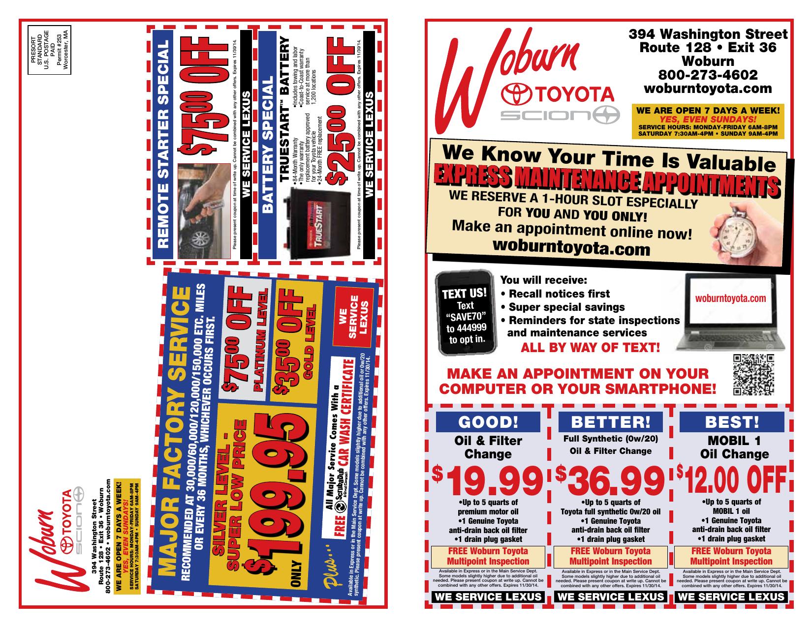 Woburn Toyota Brochure