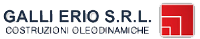 Galli Erio S.R.L. logo with red square icon and “Costruzioni Oleodinamiche” text