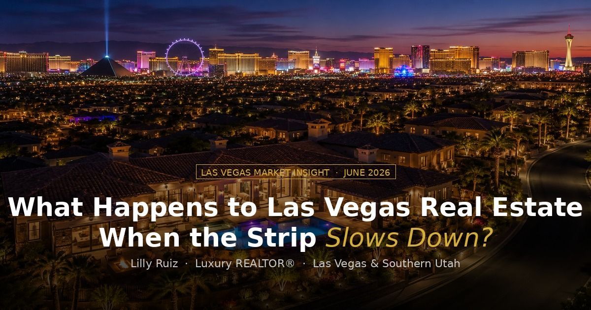 what happens to las vegas real estate when the strip slows down

