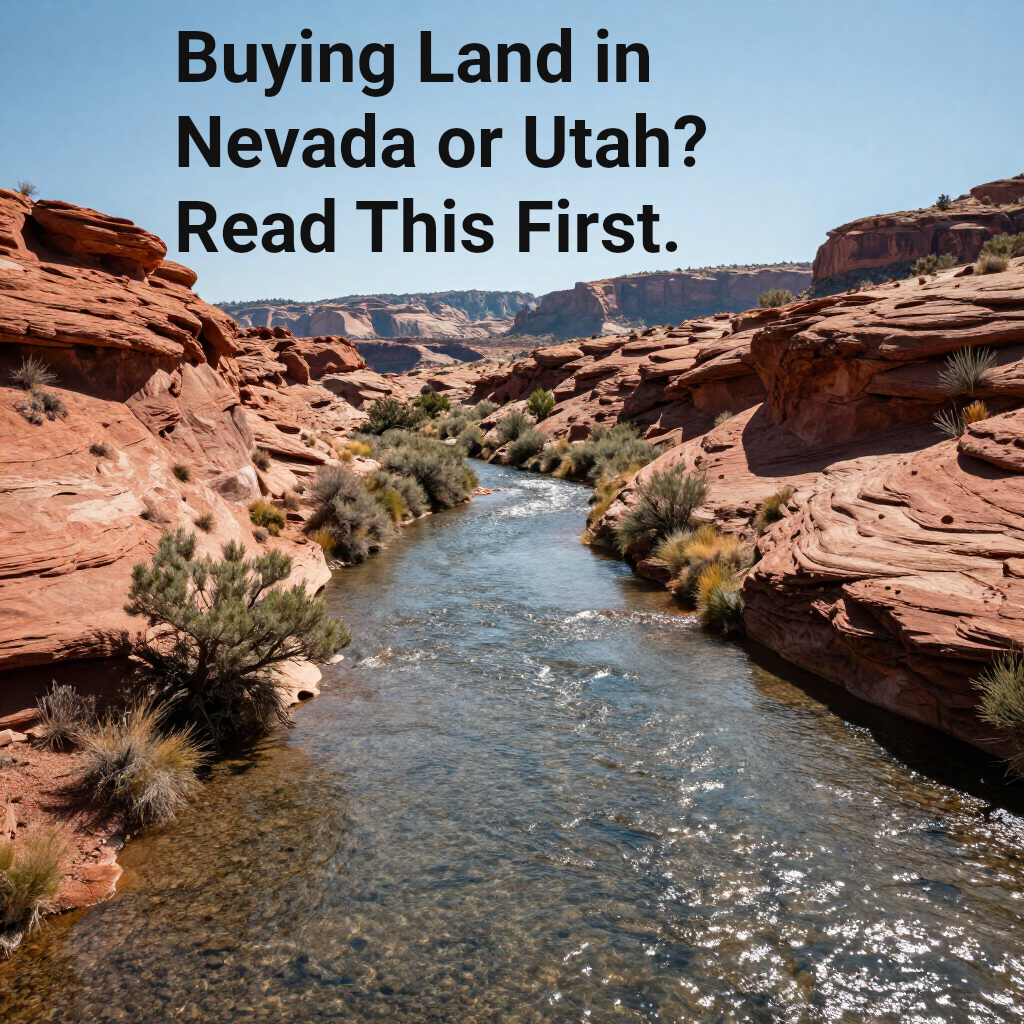 buying land in Nevada and Utah
