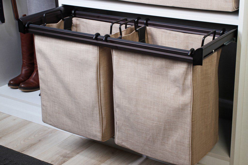 Built-In Laundry Hampers
