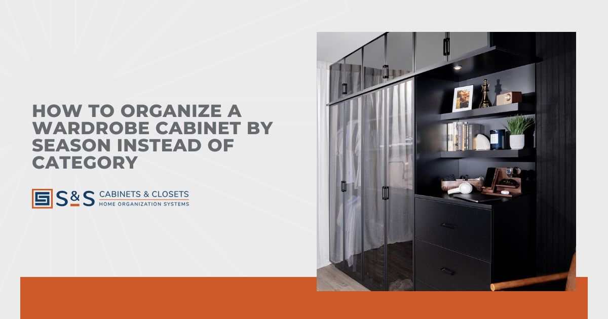 How to Organize a Wardrobe Cabinet by Season Instead of Category