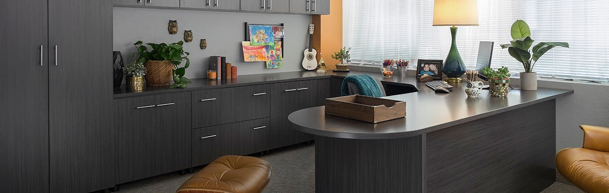 Custom Home Office Cabinet System